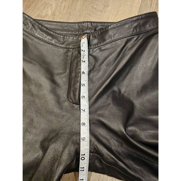 Cache Vintage 100% leather pants size 6 Womens - Picture 4 of 11